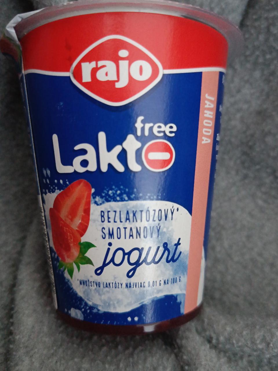 Fotografie - Lakto free jogurt jahoda Rajo