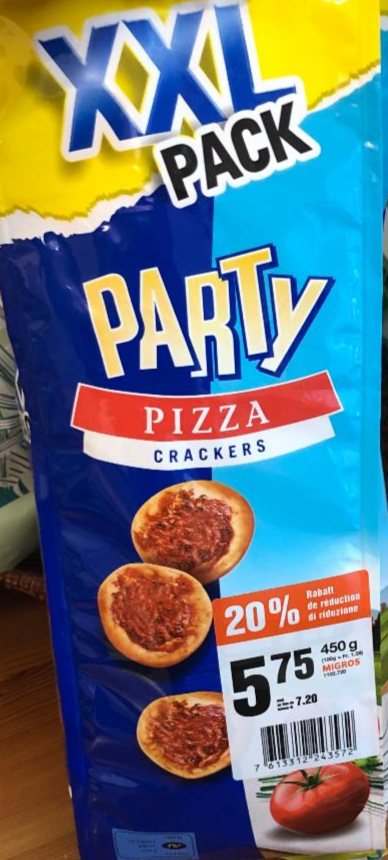 Fotografie - Party pizza crackers Migros