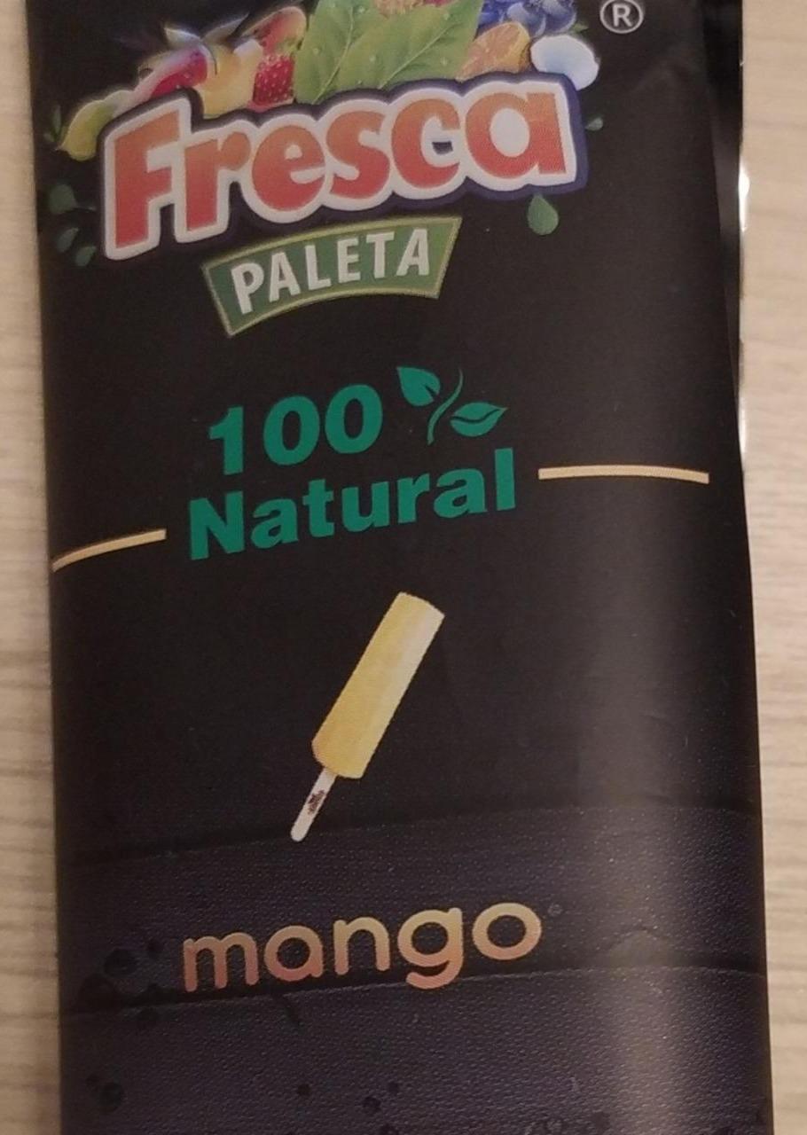Fotografie - 100% Natural mango Fresca paleta