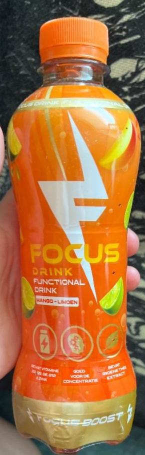 Fotografie - Focus drink Functional drink Mango-Limoen