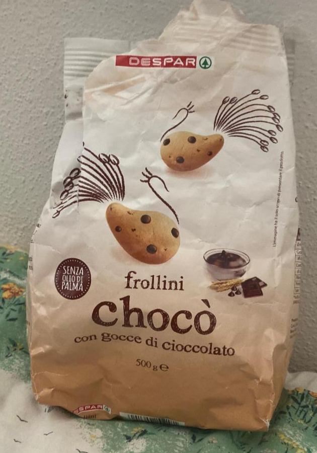 Fotografie - Frollini Chocò con gocce di cioccolato DeSpar