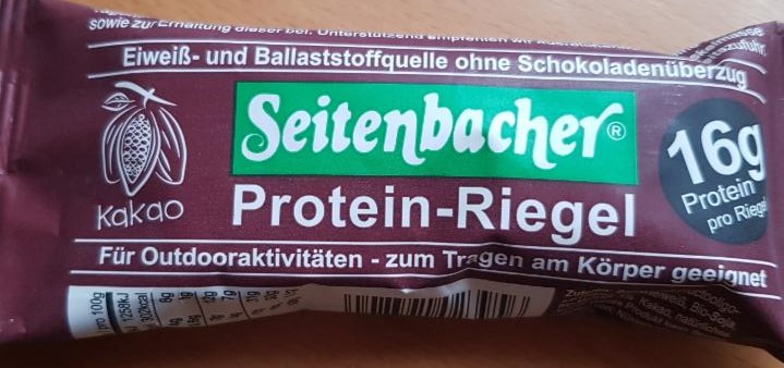 Fotografie - Seitenbacher Protein-Riegel Kakao