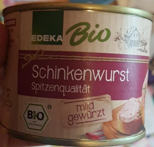 Fotografie - Schinkenwurst Spitzenqualität mild gewürzt Edeka Bio