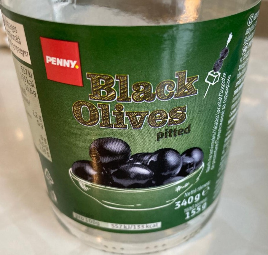 Fotografie - Black Olives pitted Penny