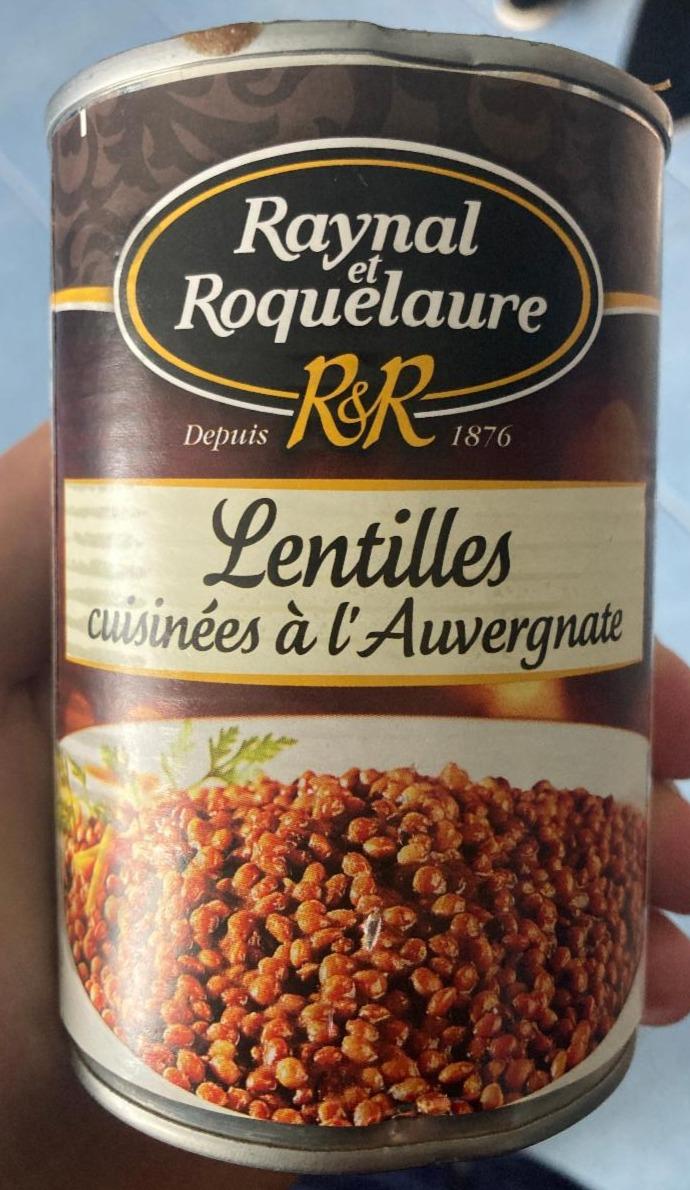 Fotografie - Lentilles cuisinées à l'Auvergnate Raynal et Roquelaure