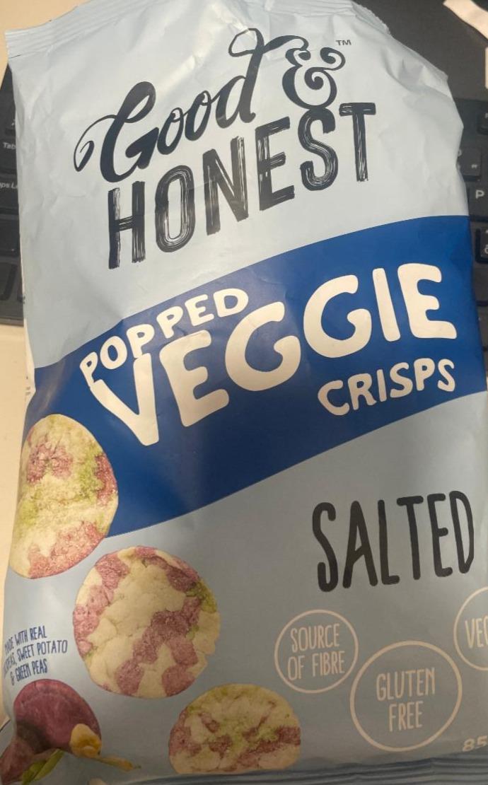 Fotografie - Popped Veggie Crisps Salted Good & Honest