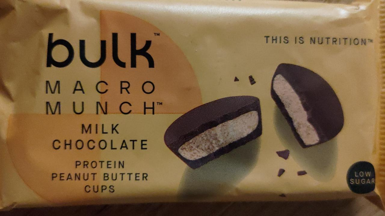 Fotografie - Macro Munch Milk Chocolate Protein Peanut Butter Cups Bulk