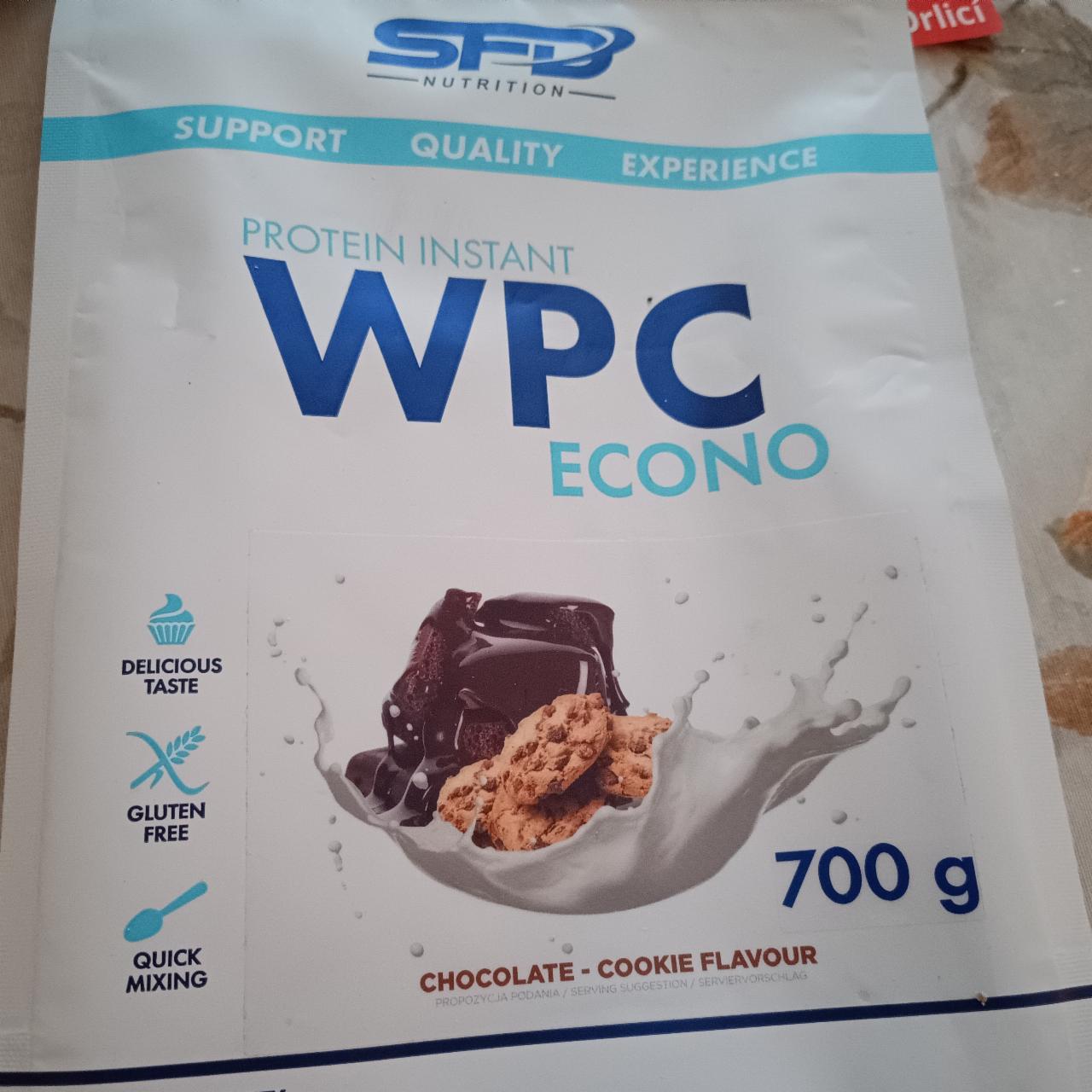 Fotografie - Protein instant WPC Econo Chocolate-Cookies flavour SFD Nutrition