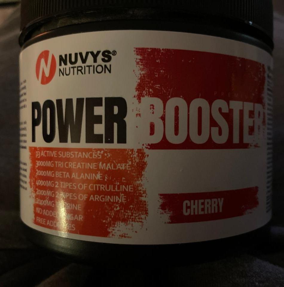Fotografie - Power Booster Cherry Nuvys Nutrition