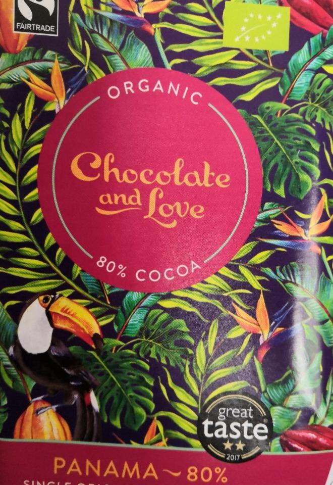 Fotografie - Organic Panama 80% single origin dark Chocolate and Love