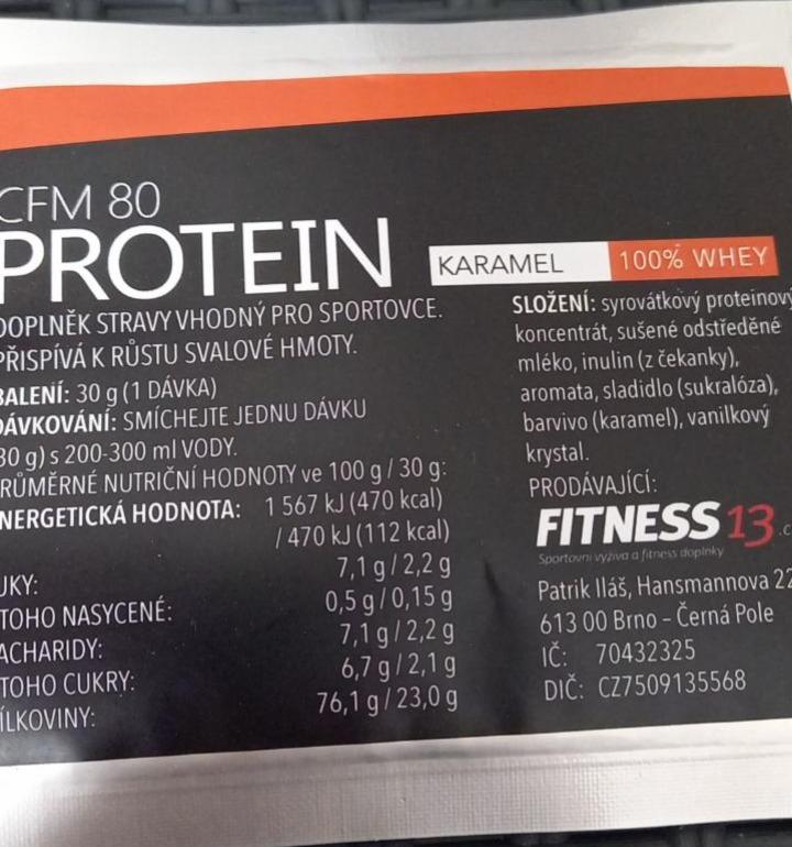 Fotografie - CFM 80 Protein Karamel Fitness13