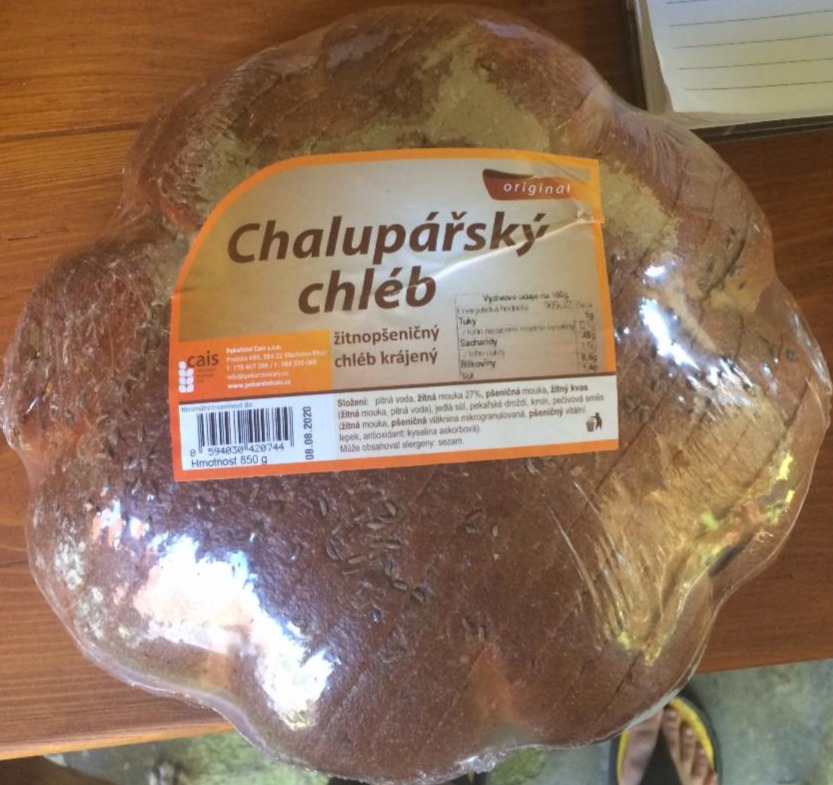 Fotografie - chalupářský chléb žitnopšeničný Cais