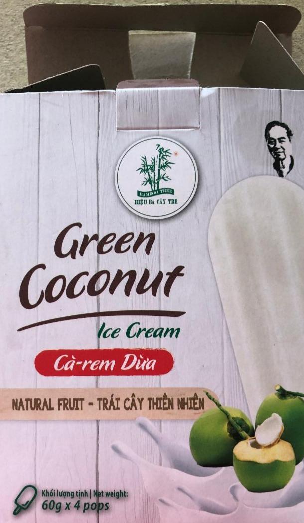 Fotografie - green coconut ice cream