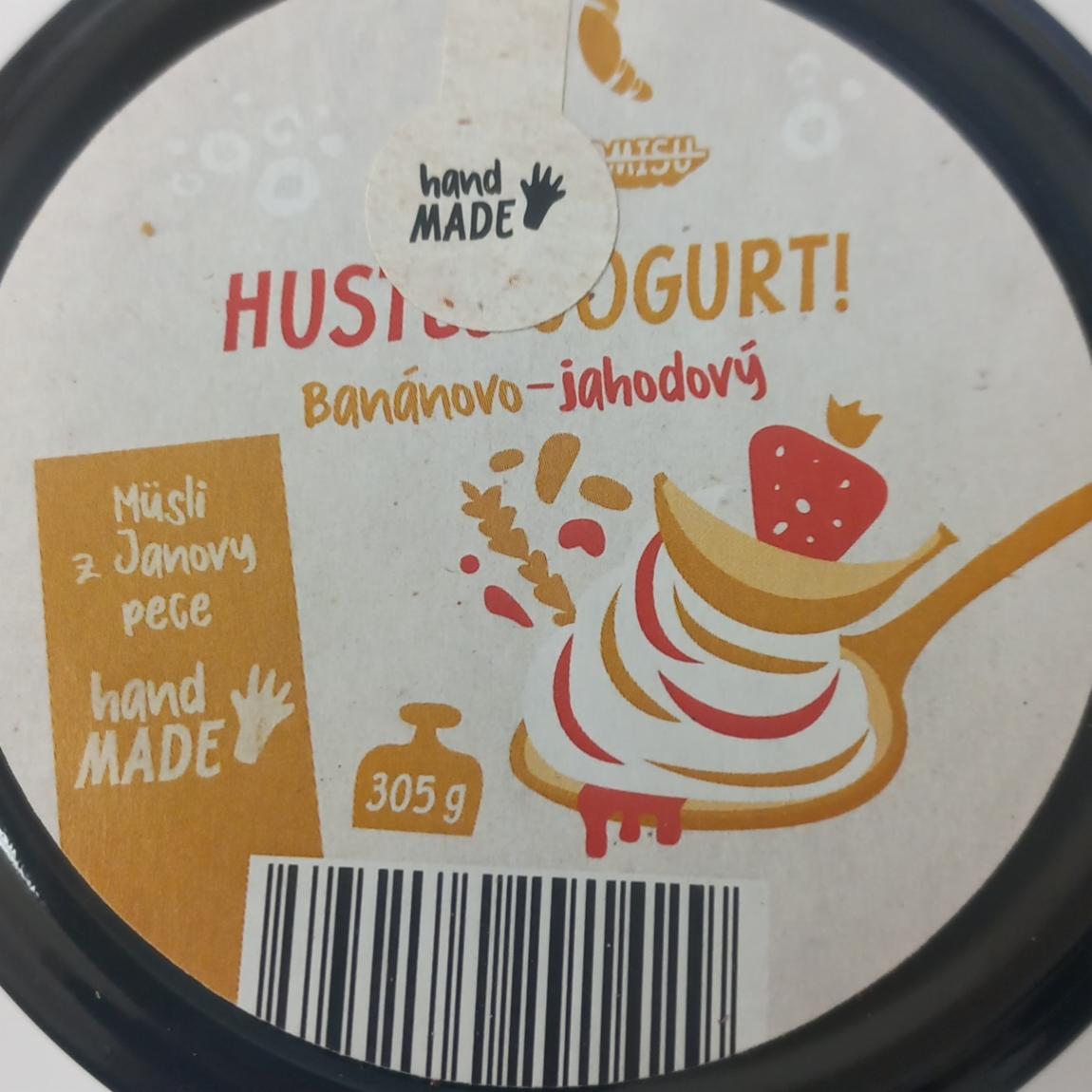 Fotografie - Hustej jogurt! banánovo-jahodový Rohlik.cz