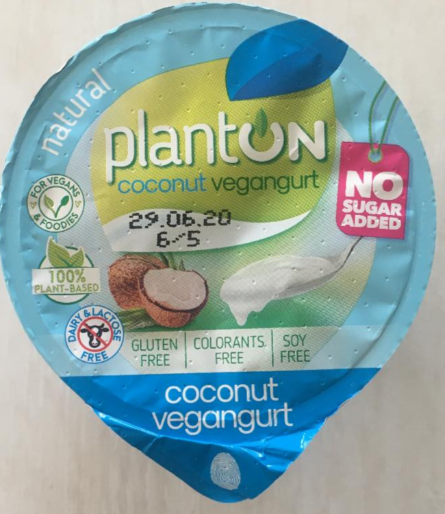 Fotografie - Coconut vegangurt natural Planton