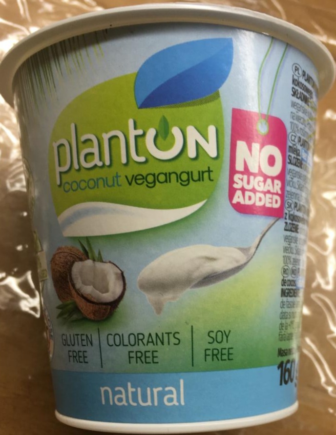 Fotografie - Coconut vegangurt natural Planton