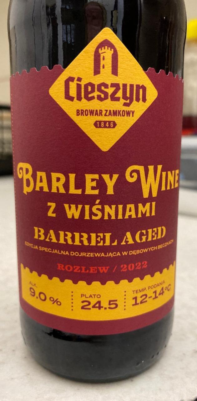 Fotografie - Barley Wine z Wiśniami Barrel Aged Cieszyn