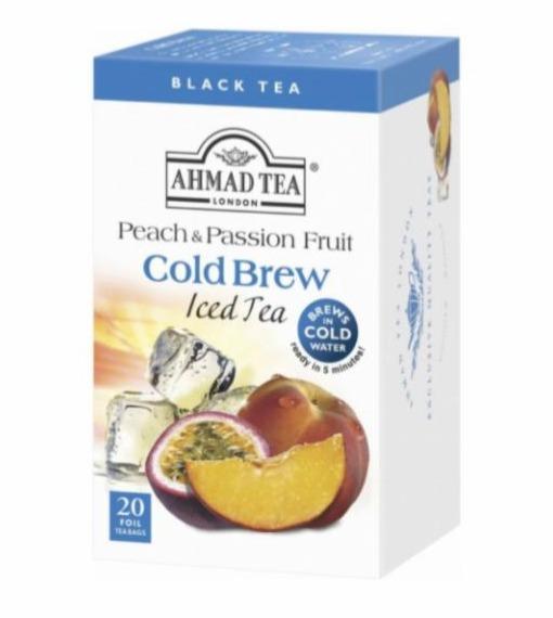 Fotografie - Peach & Passion Fruit Iced Tea Cold Brew Ahmad Tea London