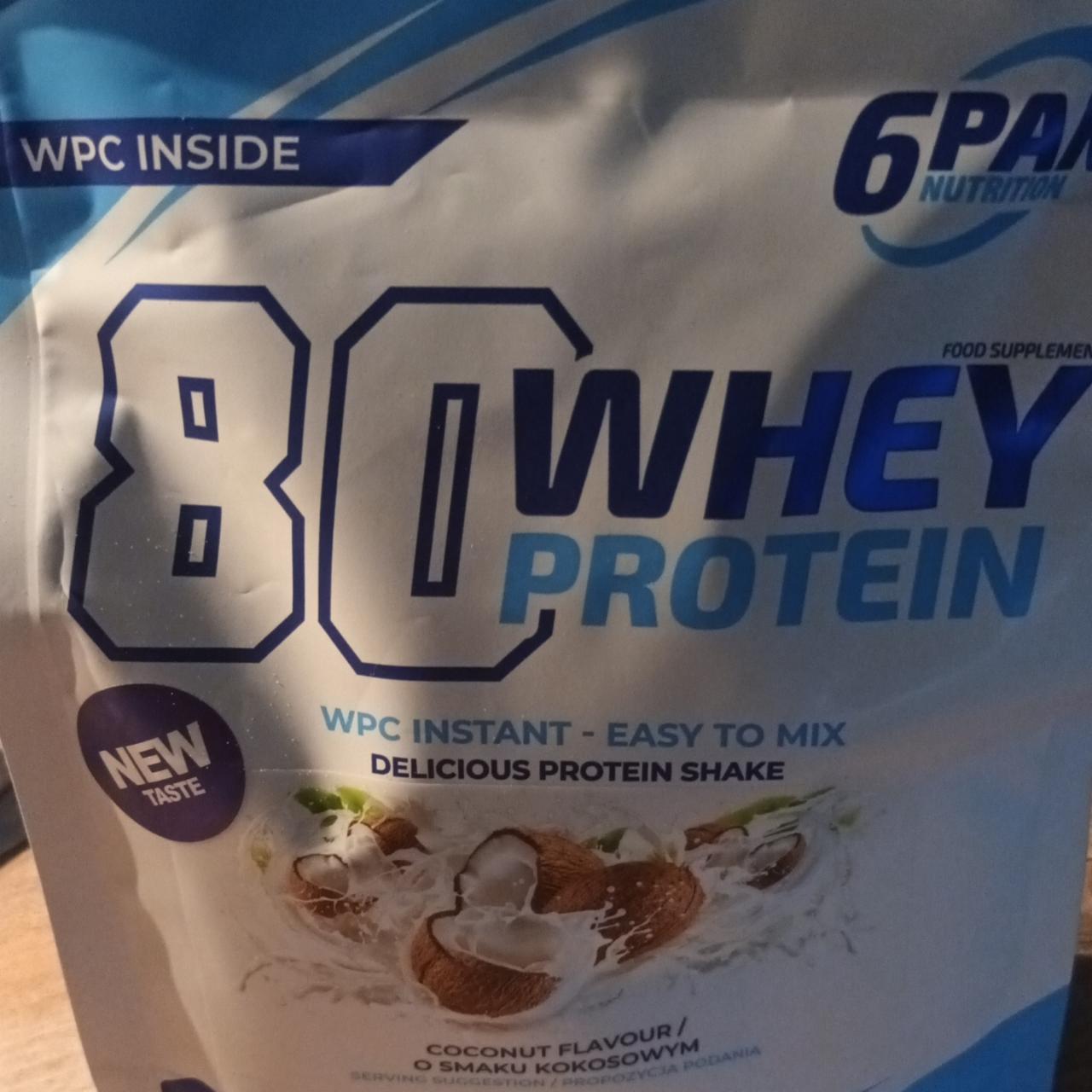 Fotografie - 80 Whey Protein Coconut 6PAK Nutrition