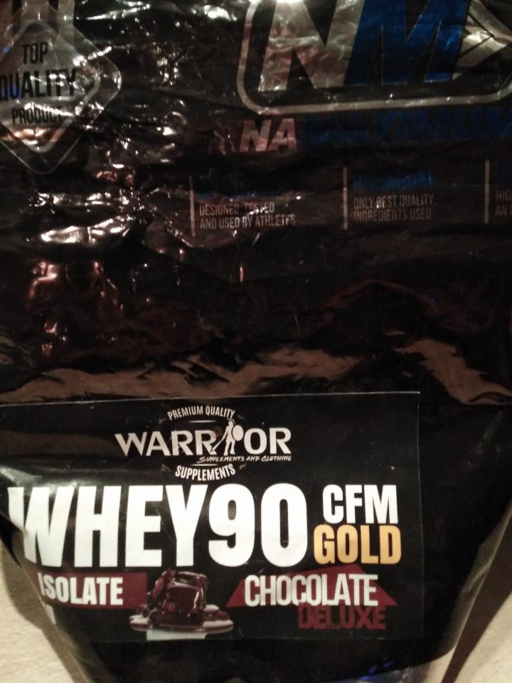 Fotografie - 100% Whey 90 CFM Gold Chocolate Deluxe Warrior