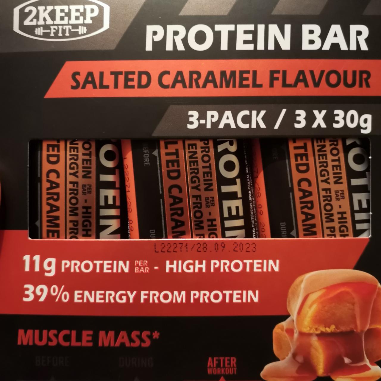 Fotografie - Protein Bar Salted caramel 2Keep Fit