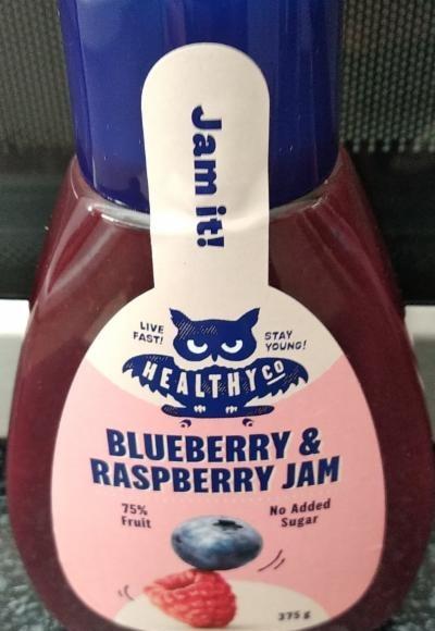 Fotografie - Blueberry & rasberry jam (borůvkovo-malinový džem) HealthyCo