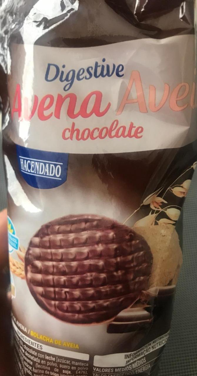 Fotografie - Digestive Avena chocolate Hacendado