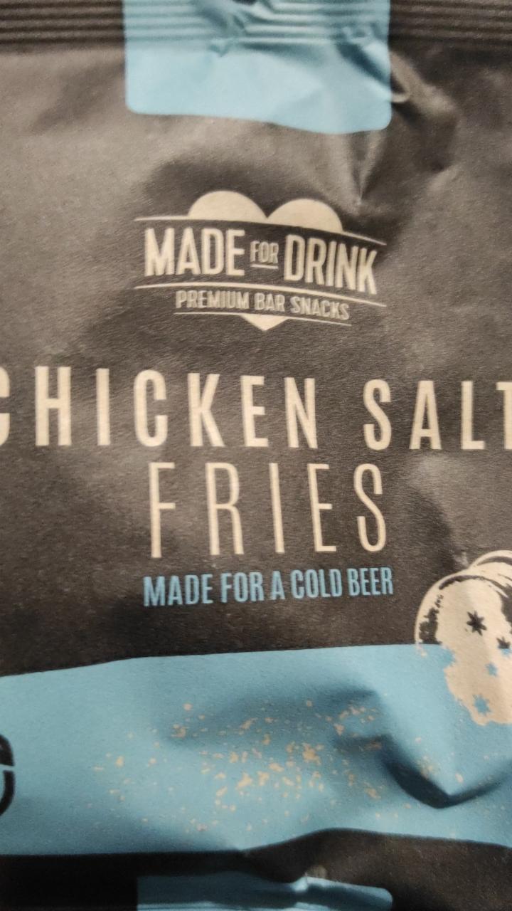 Fotografie - Chicken Salt Fries Made For Drink