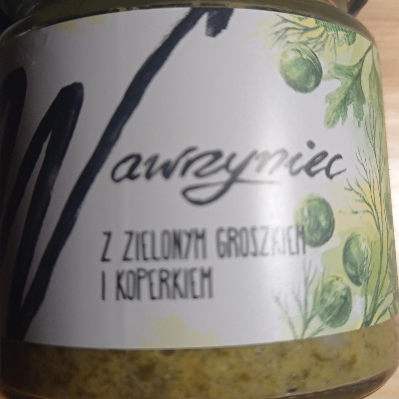 Fotografie - Pasta warzywna z zielonym groszkiem i koperkiem Wawrzyniec