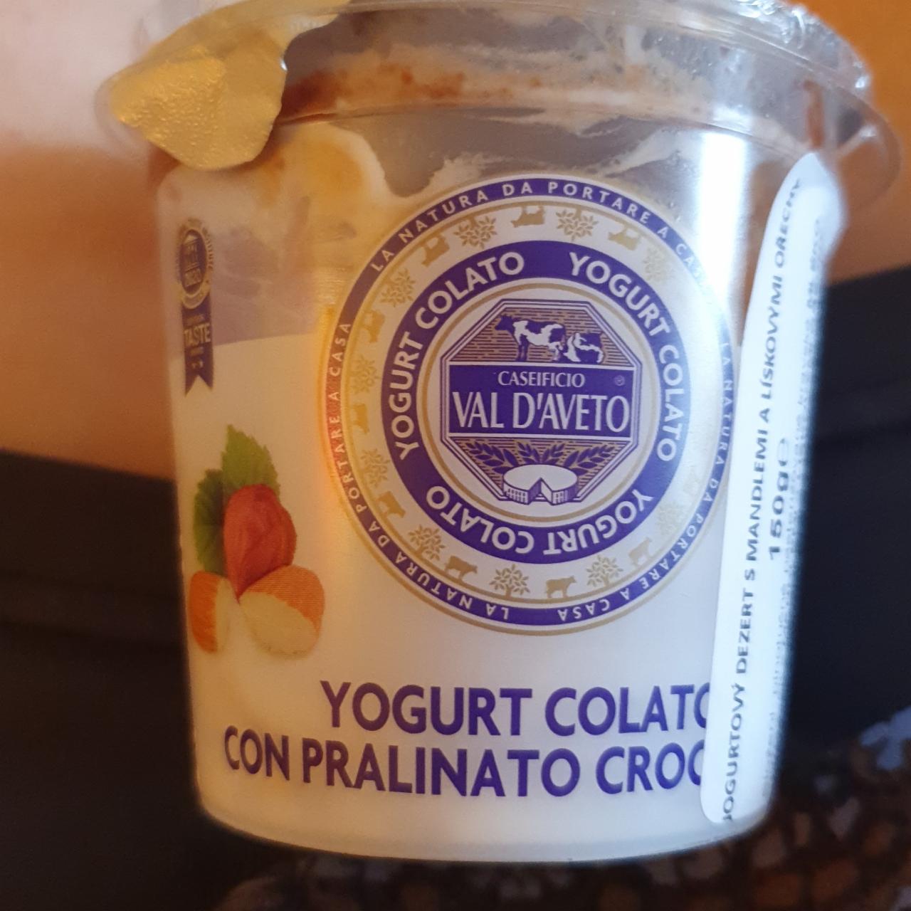 Fotografie - Yogurt colato con pralinato croccante