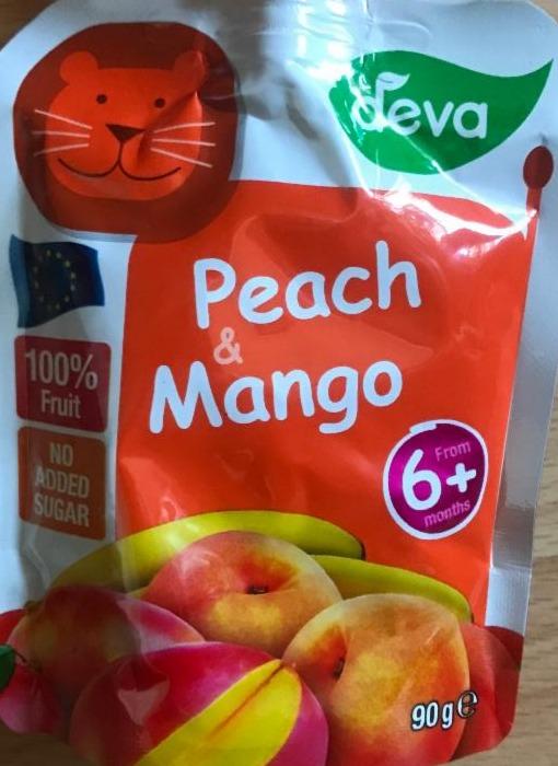 Fotografie - Ovocný příkrm Peach & mango deva