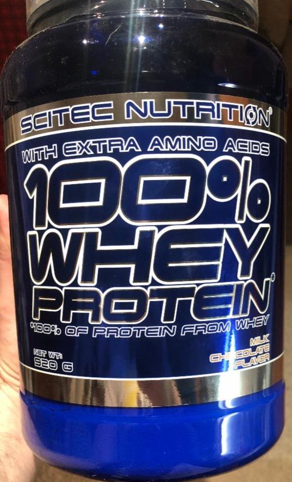 Fotografie - 100% Whey Protein Milk chocolate Scitec Nutrition