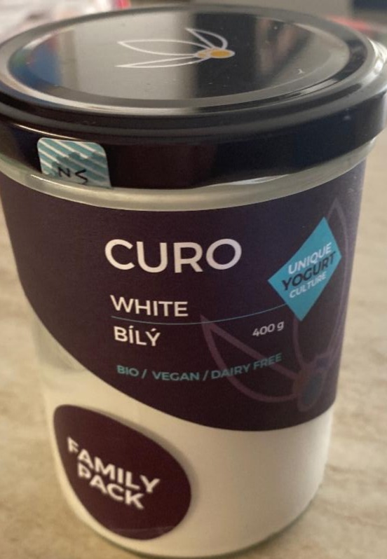 Fotografie - kokosový jogurt bílý Curo