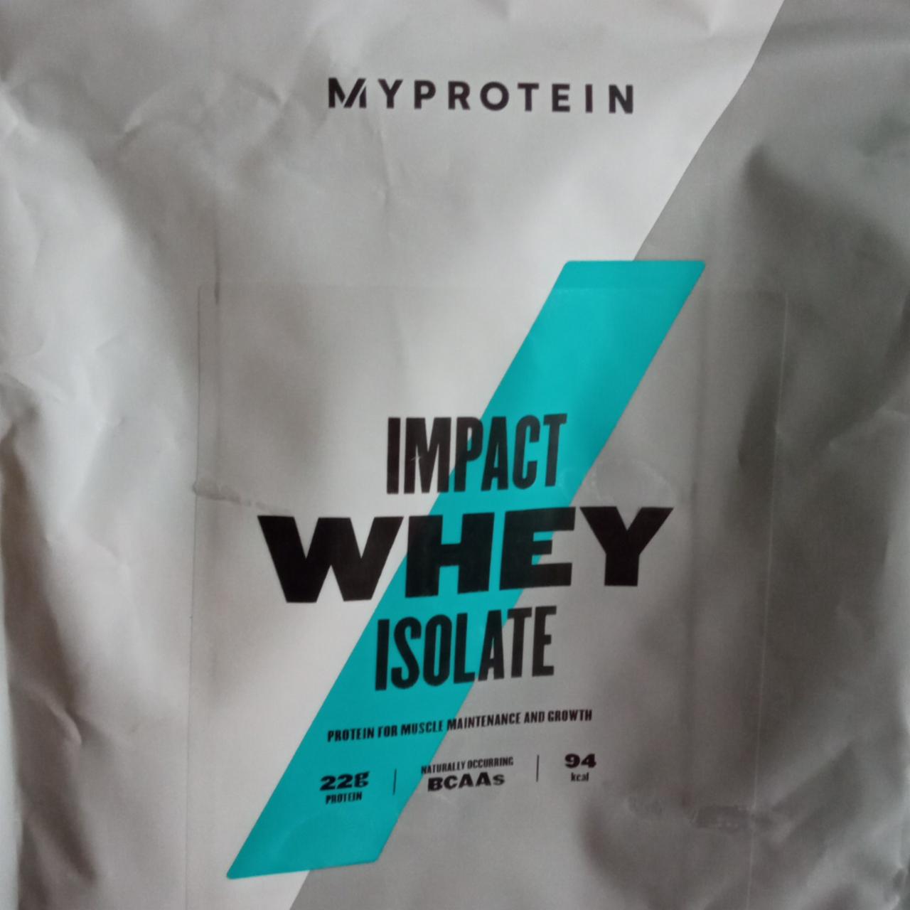 Fotografie - Impact Whey isolate Chocolate Caramel Myprotein