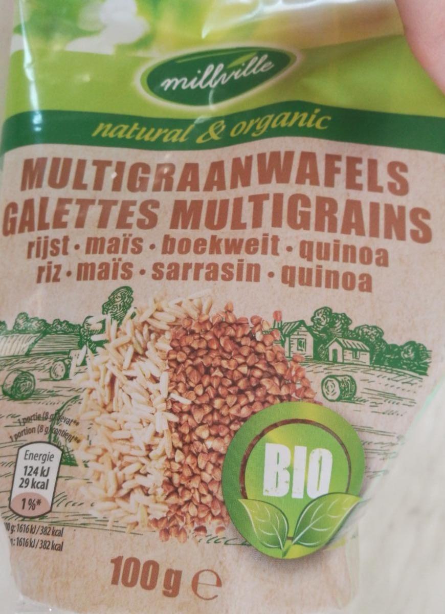 Fotografie - Bio vícezrnný chlebíček rýže kukuřice pohanka quinoa Millville