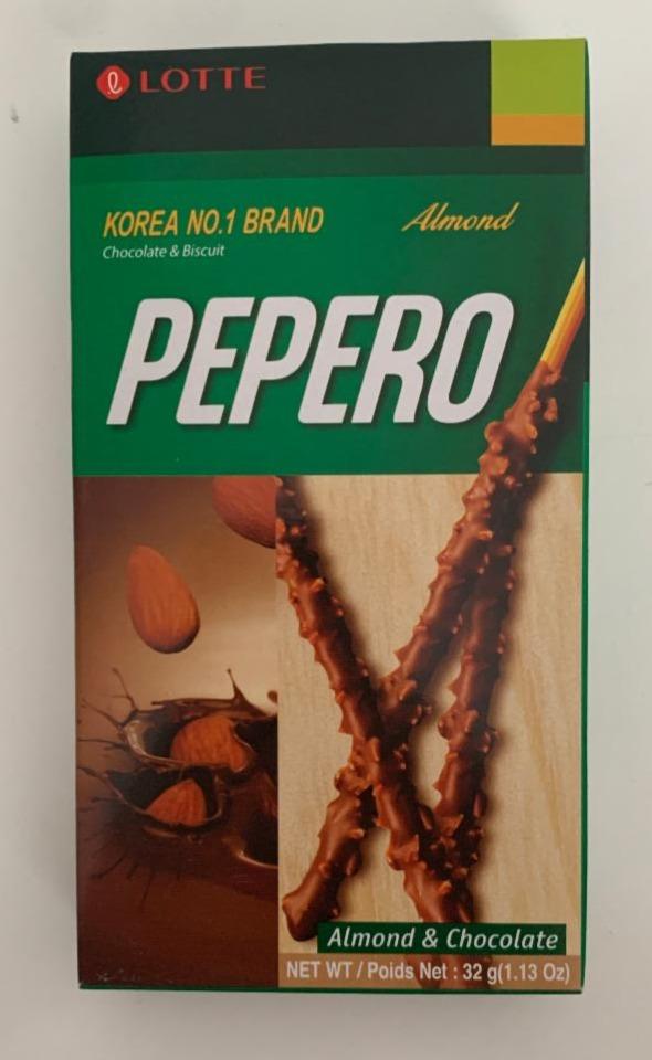 Fotografie - Pepero almond & chocolate Lotte