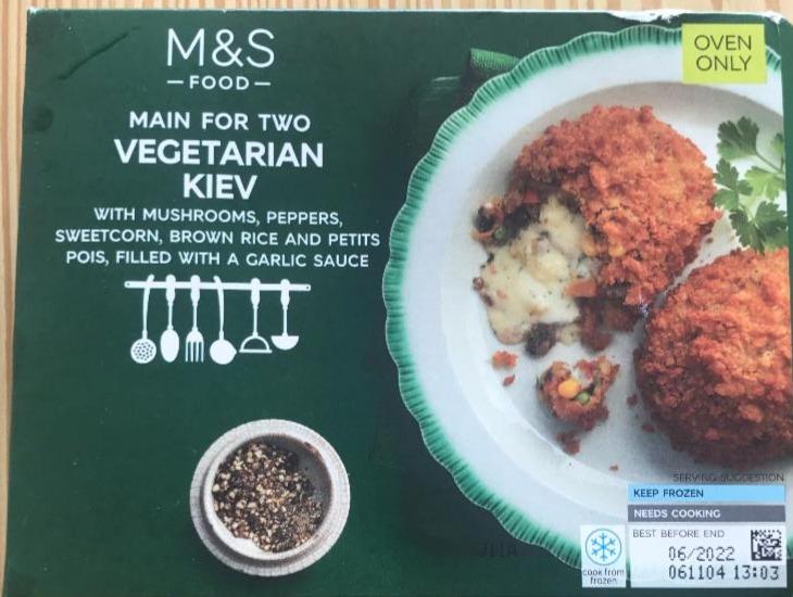 Fotografie - Vegetarian Kiev M&S Food