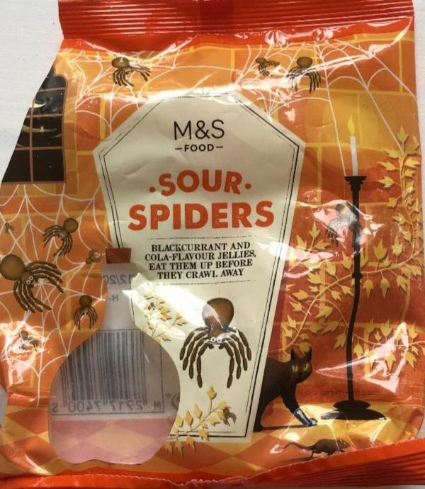 Fotografie - Sour Spiders M&S Food