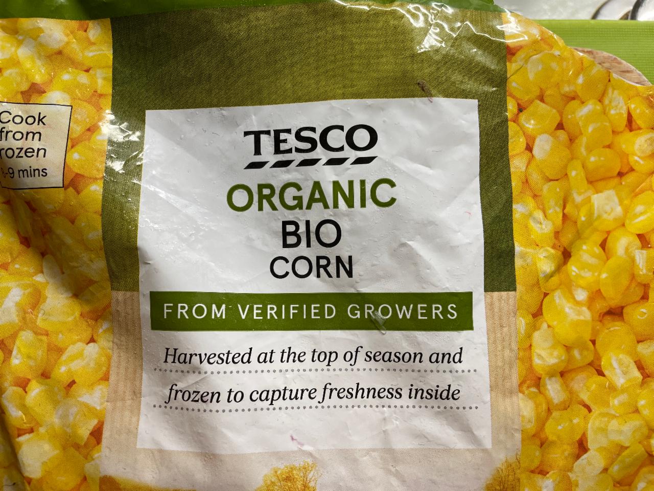 Fotografie - bio Corn Tesco Organic