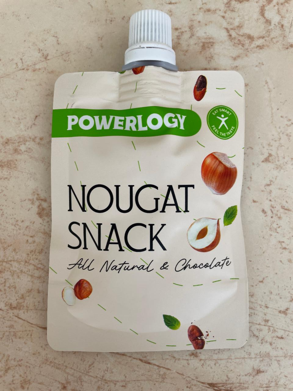 Fotografie - Nougat snack Powerlogy