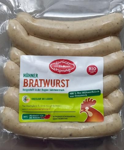 Fotografie - Bio Hühner Bratwurst Zurück zum Ursprung