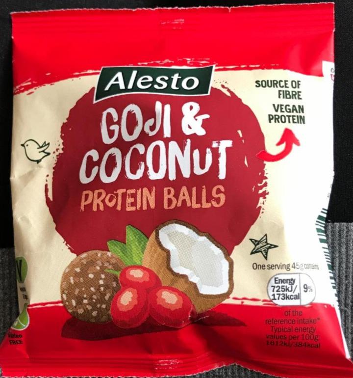 Fotografie - Goji & Coconut Protein Balls Alesto