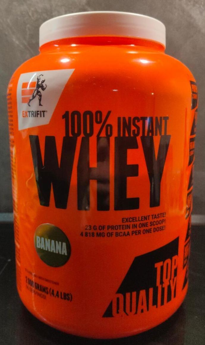 Fotografie - 100% Whey Protein banán Extrifit
