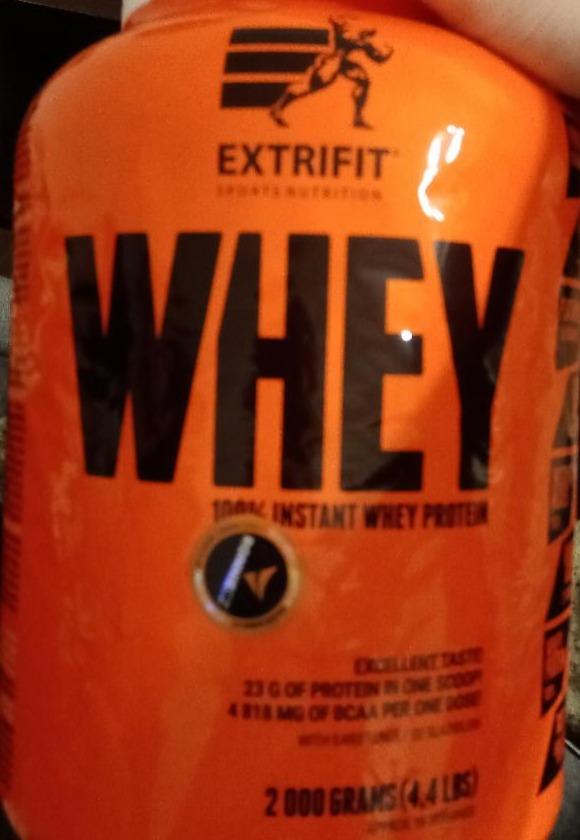 Fotografie - 100% Whey Protein banán Extrifit