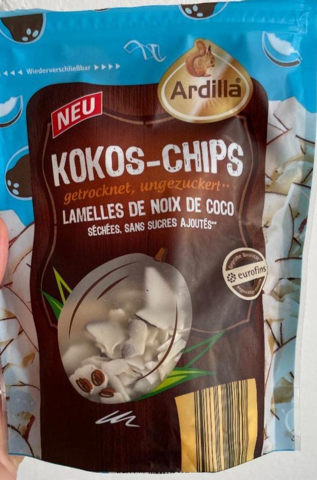 Fotografie - Kokos-Chips getrocknet, ungezuckert Ardilla