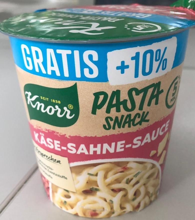 Fotografie - Pasta Snack Käse-Sahne-Sauce Knorr