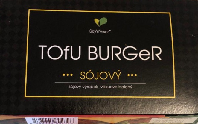 Fotografie - Tofu burger sójový Soy'n'Health