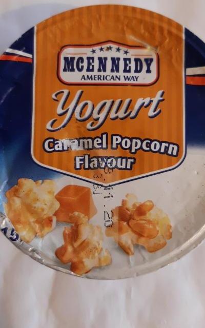 Fotografie - Yogurt Flavour Caramel Popcorn McEnnedy American Way