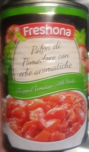 Fotografie - Polpa di pomodoro con erbe aromatiche Freshona