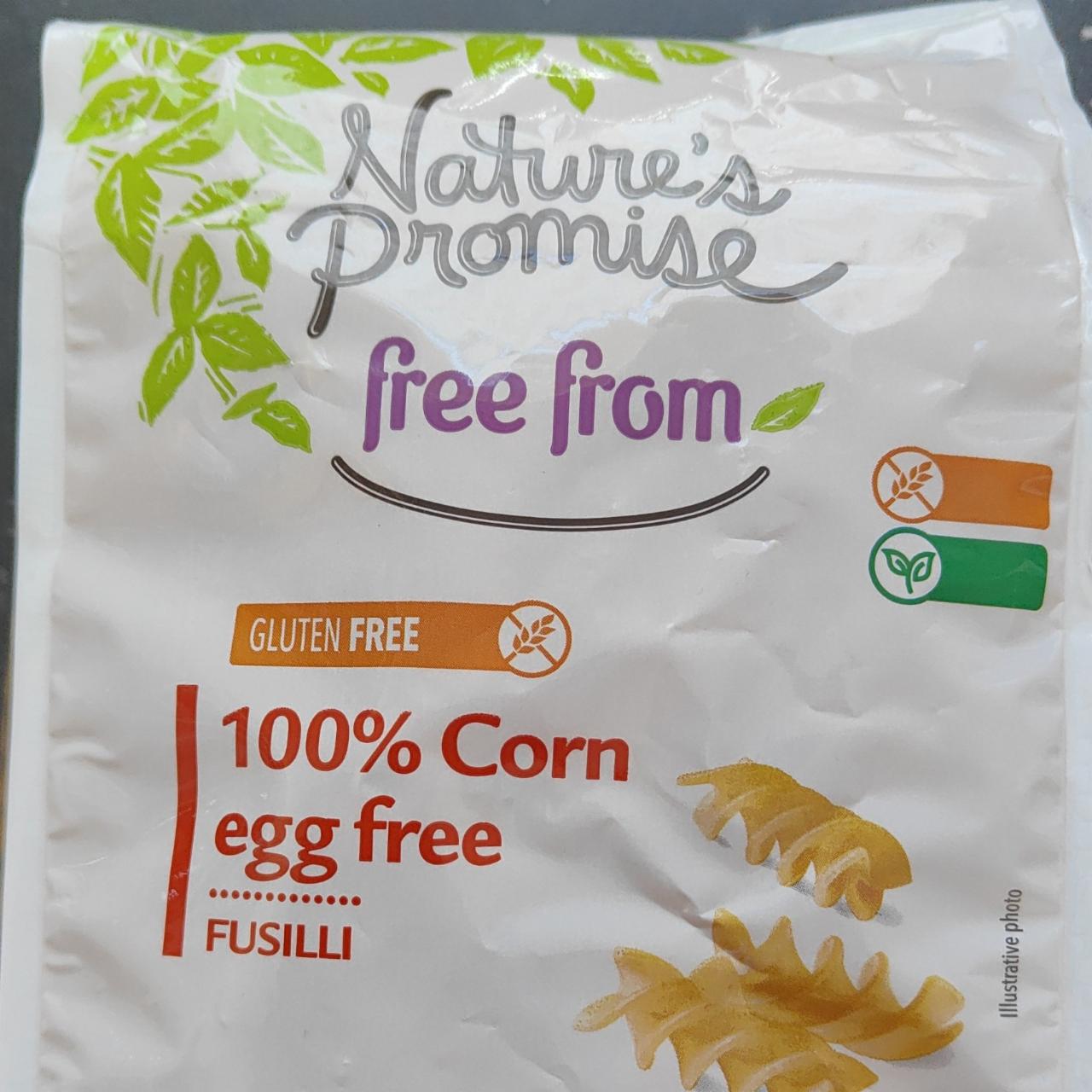 Fotografie - 100% Corn egg free Fusilli gluten free Nature's Promise